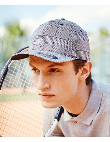 F-6196-Flexfit Glen Check Cap